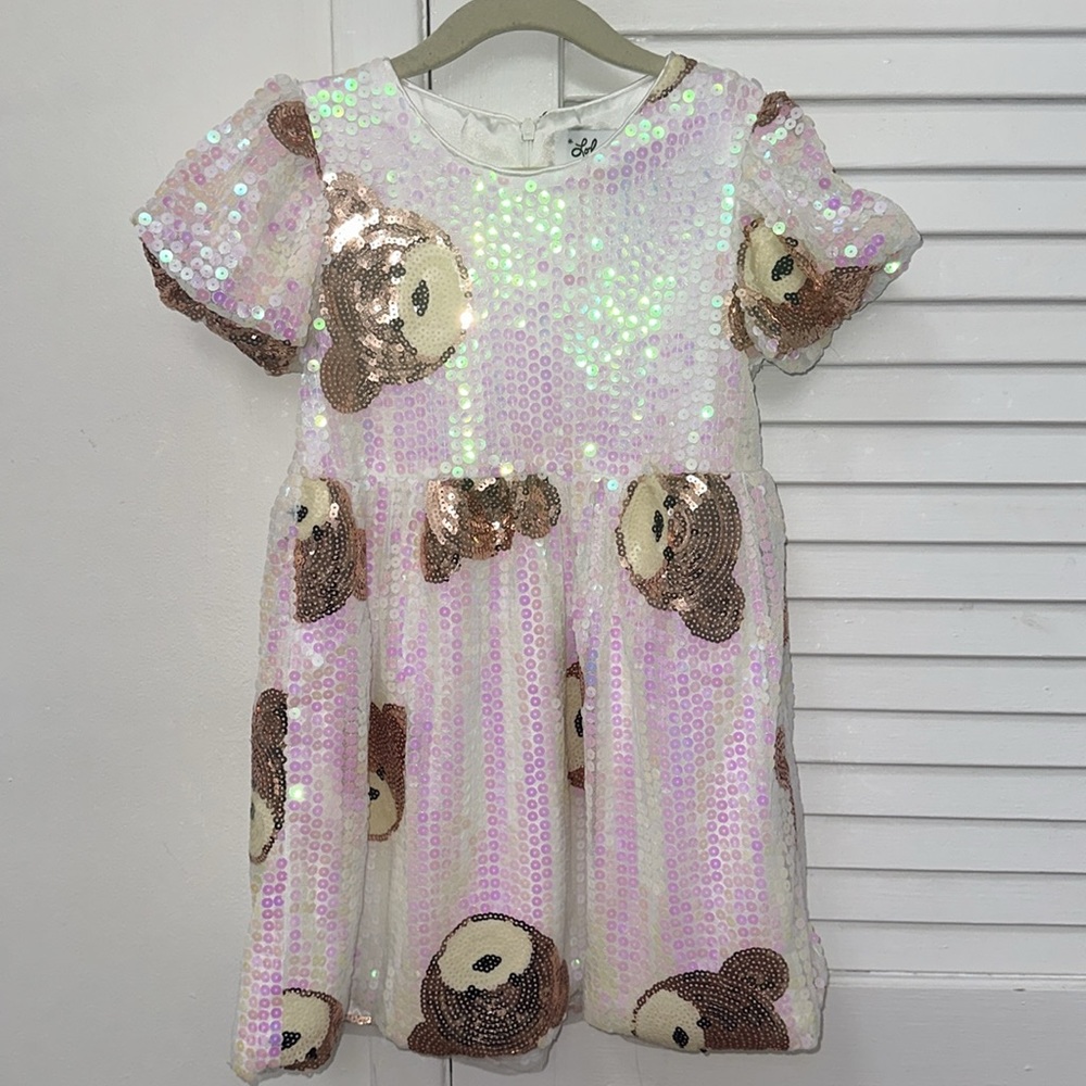 Lola + The Boys Bear sequin dress